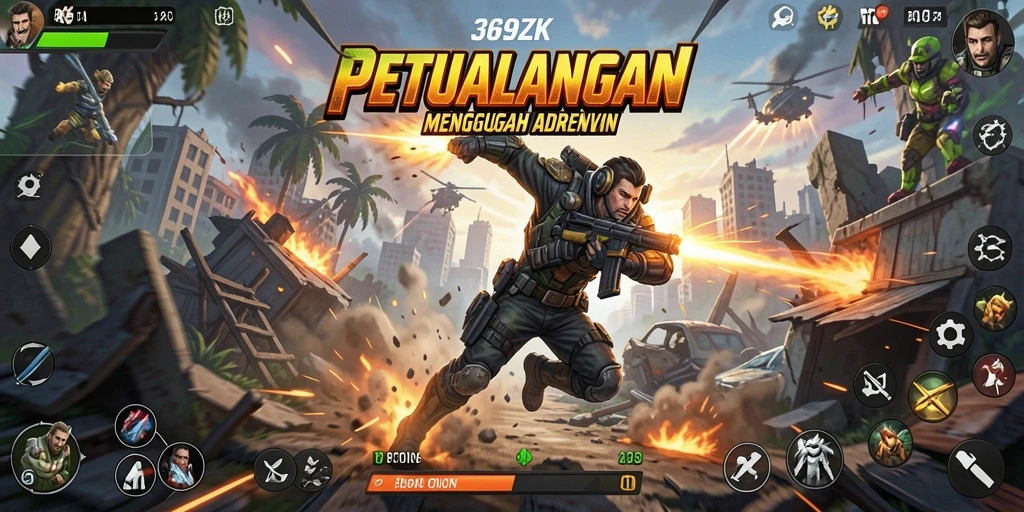 Tampilan antarmuka permainan 369ZK yang dinamis dan menarik.