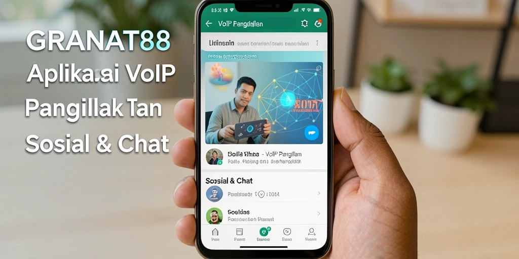 Antarmuka pengguna GRANAT88 menampilkan fungsi VoIP Panggilan yang intuitif.