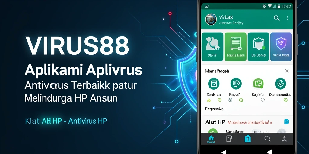 Antarmuka pengguna <strong>VIRUS88</strong> yang intuitif dan ramah pengguna.