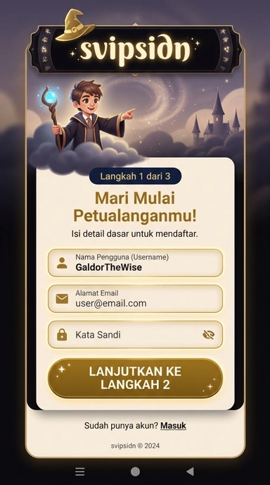 Cara Efisien Buat Akun svipsidn di Android