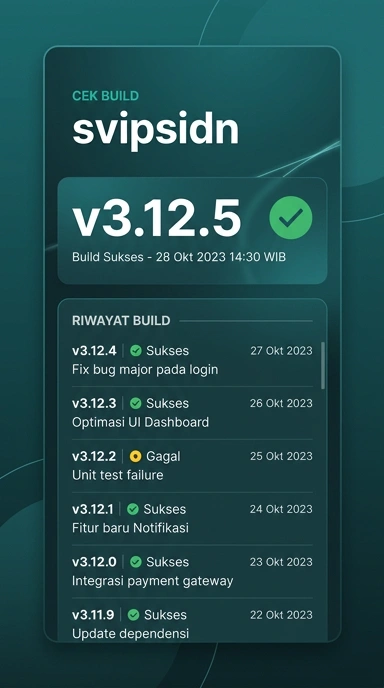 Riwayat Versi svipsidn untuk Pengguna Android